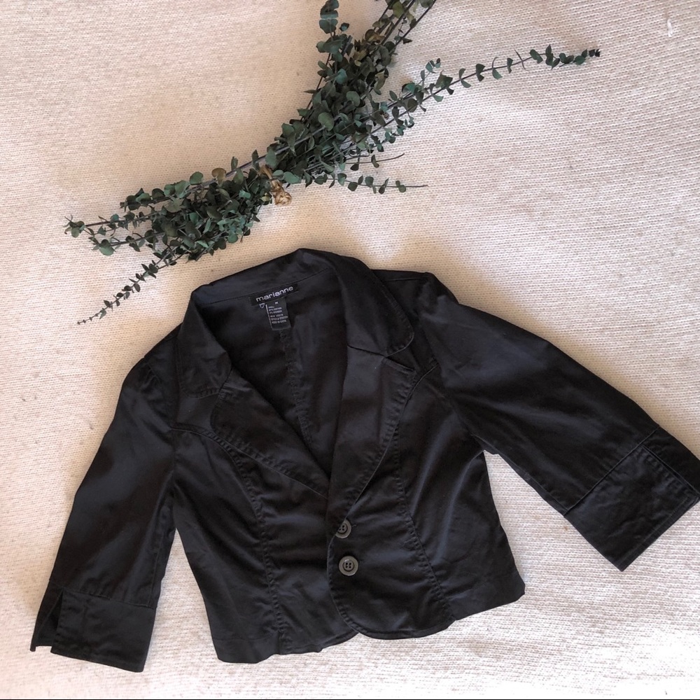 Marianne black blazer - Medium